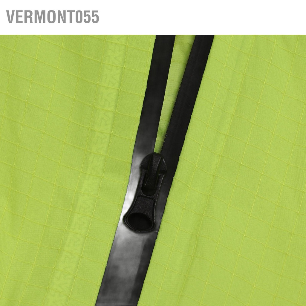 Vermont055 Bốn Mùa Mỏng Chống Thấm Nước Áo Mưa Đi Xe Đạp Thoáng Khí Khoác Nam Nữ Vàng Huỳnh Quang