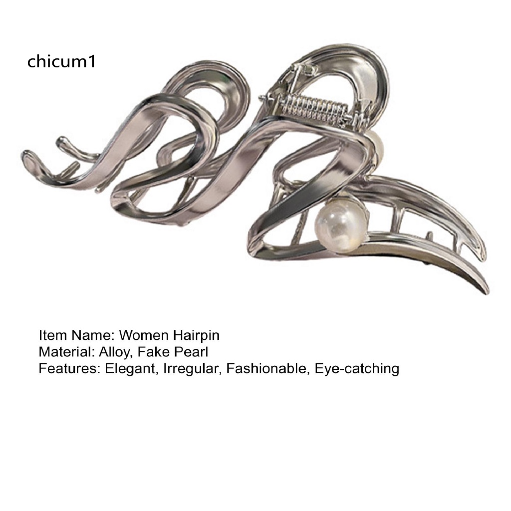 Kẹp Tóc Đính Ngọc Trai Giả Tinh Tế Cho Nữ