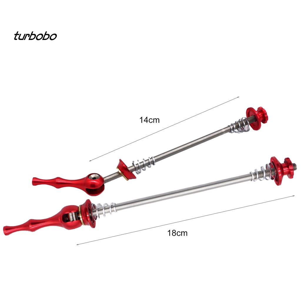 1 Cặp Trục Bánh Xe Đạp Siêu Nhẹ Chống Ăn Mòn Chất Lượng Cao