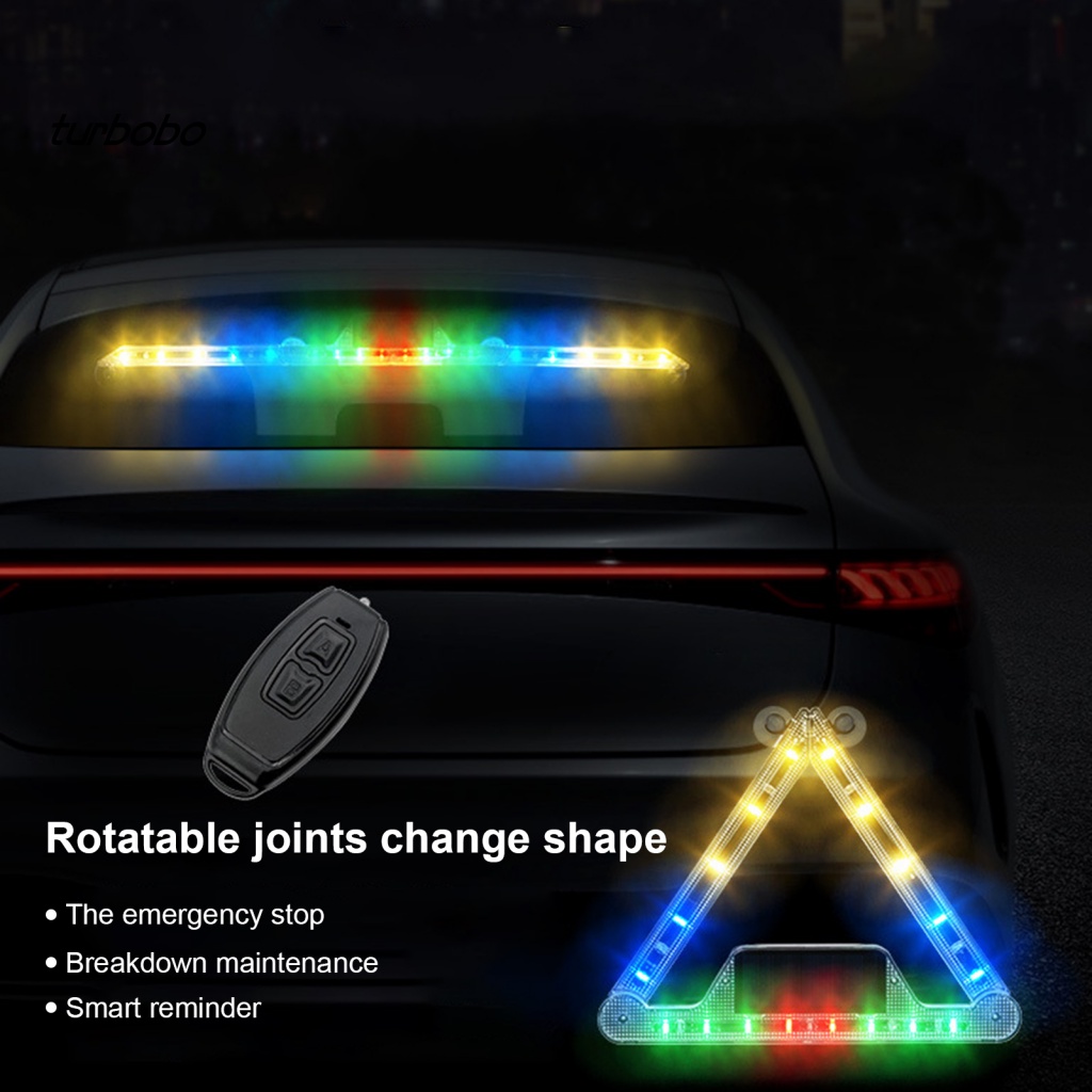 1 Bộ Đèn Cảnh Báo Lỗi Hình Tam Giác Dạng Gập Lại Được Độ Phân Giải Cao An Toàn Khẩn Cấp Cho Xe Hơi