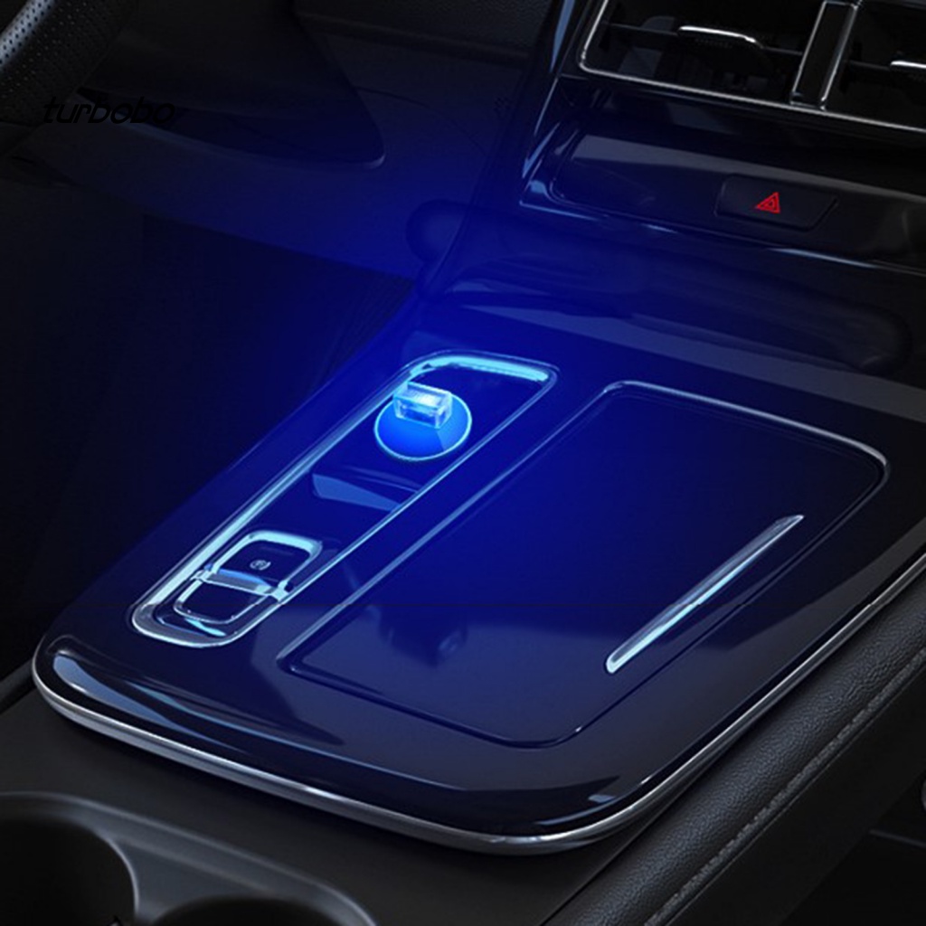 Turboro Đèn Màu Gradient Cắm Và Play Tiết Kiệm Năng Lượng Không Chói Mắt Trang Trí Nội Thất Xe Hơi