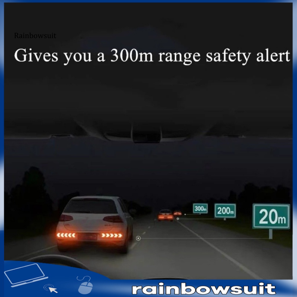 Set 10 Miếng Dán Phản Quang Tự Dính Bảo Vệ Thân Xe Hơi