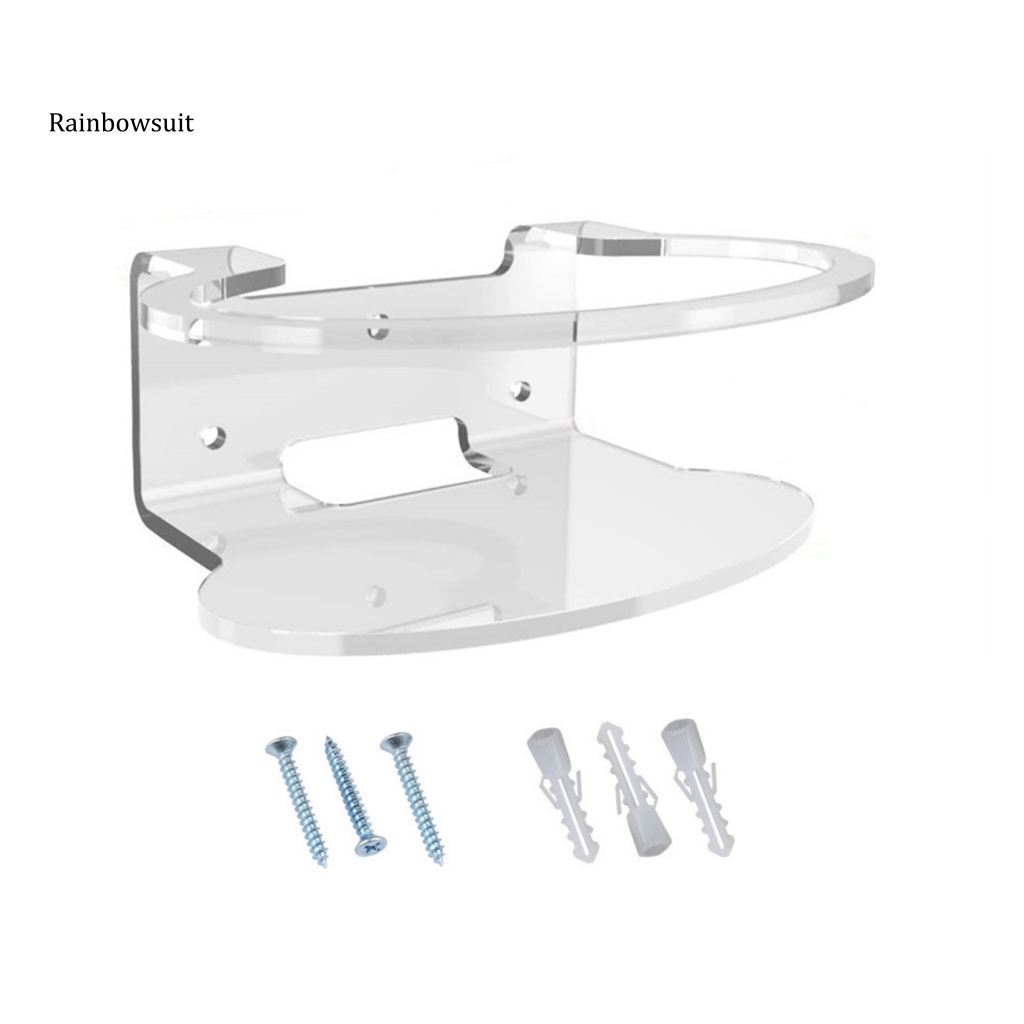 Set 2 Giá Đỡ Bộ Định Tuyến WiFi Gắn Tường Bằng Acrylic Trong Suốt Trang Trí Nhà Ở