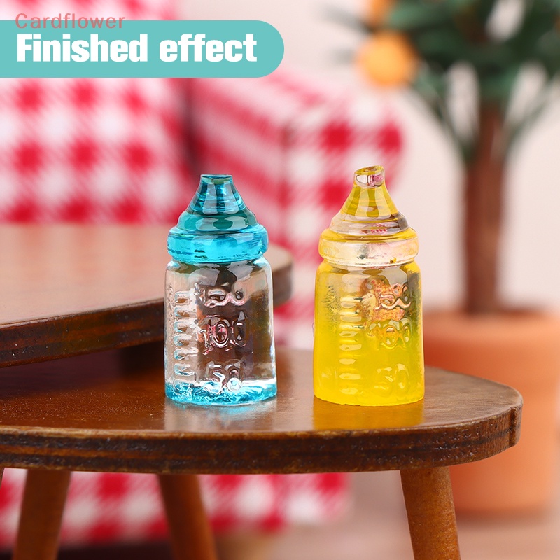 Khuôn Silicon Làm Bình Sữa Mini 1: 12 Trang Trí Nhà Búp Bê DIY Mới