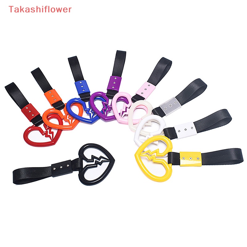 [TakashiflowerV] Jdm Tsurikawa Vòng Đệm Cảnh Báo Tay Cầm Xe Buýt Xe Buýt Phía Trước Hình Trái Tim Dễ Thương