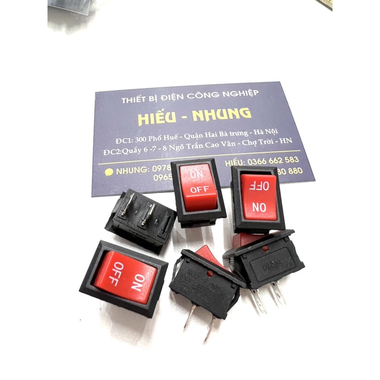 Công Tắt Bập Bênh KCD1-101 2P - 250V 6A