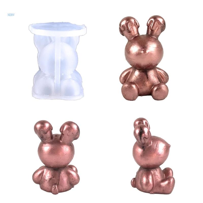 Khuôn Làm Xà Phòng Thủ Công Hình Chú Gấu Nhỏ