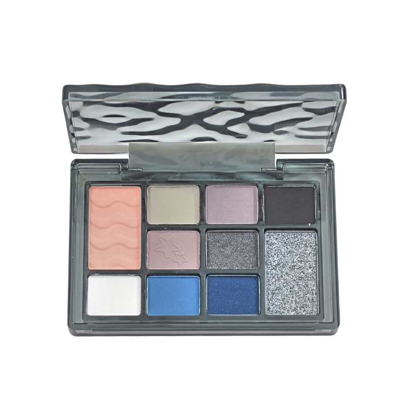 Bảng Phấn Mắt SHEDELLA Mười Màu Lì Sáng Đất Cho Học Sinh