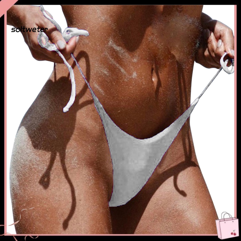 Quần Lót Thiết Kế Cột Dây Thoáng Khí Quyến Rũ Cho Nữ