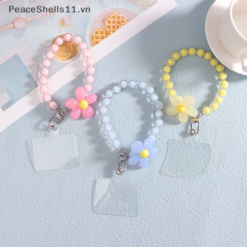 Ốp Điện Thoại Màu Macaron Có Dây Đeo Cổ Tay Chống Thất Lạc Dễ Thương Cho Nữ