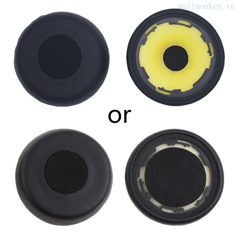 Đệm Tai Bằng Chất Liệu Bọt Biển / Da Mềm Dành Cho Tai Nghe Jabra evolve 75 75 + 75UC 75MS