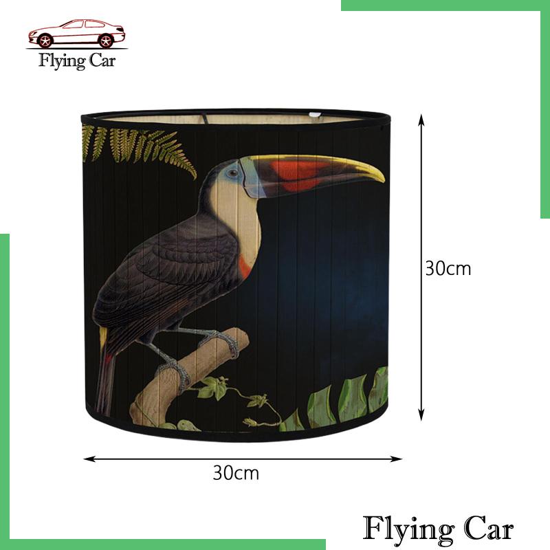 Vỏ Bọc Bóng Đèn Bằng Mây Đan In Họa Tiết Độc Đáo Trang Trí Phòng Khách