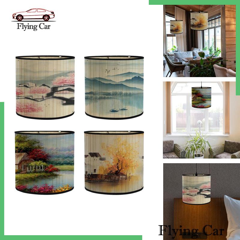 Chụp Đèn Treo Trần Nhà Bằng Vải Dệt Thủ Công In Họa Tiết Trống Cổ Điển Trang Trí Phòng Ngủ / Nhà Cửa