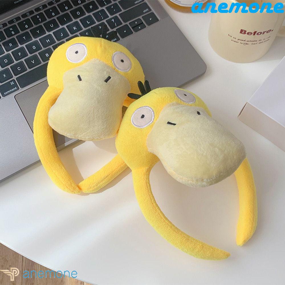 ANEMONE Băng Đô Cài Tóc Bằng Vải Bông Họa Tiết Hoạt Hình Vui Nhộn Thời Trang Cho Nữ