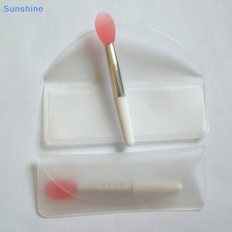 Muỗng Hai Đầu Kiêm Cọ Phết Mặt Nạ Môi Bằng Silicon Tiện Dụng