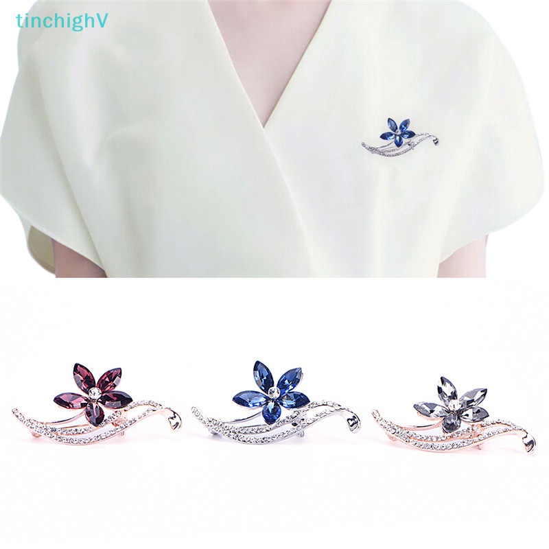 [TinchighV] Cài Áo Hình Hoa Đính Kim Cương Giả Thời Trang Dự Tiệc Cưới [Mới]