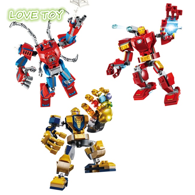 Đồ Chơi Lắp Ráp Mô Hình Nhân Vật Nkodok Marvel 28cm