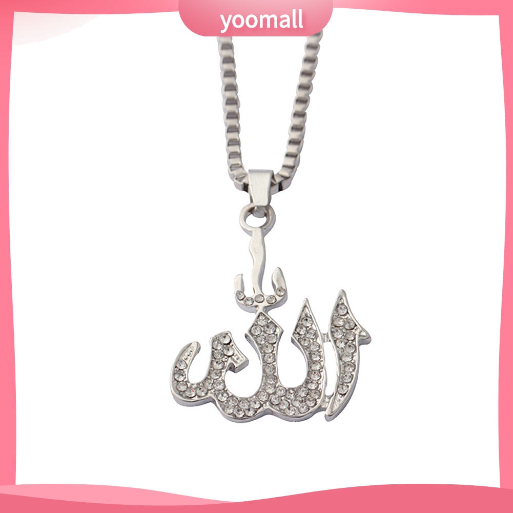 Vòng cổ Mặt Biểu Tượng Hồi Giáo Đính Đá