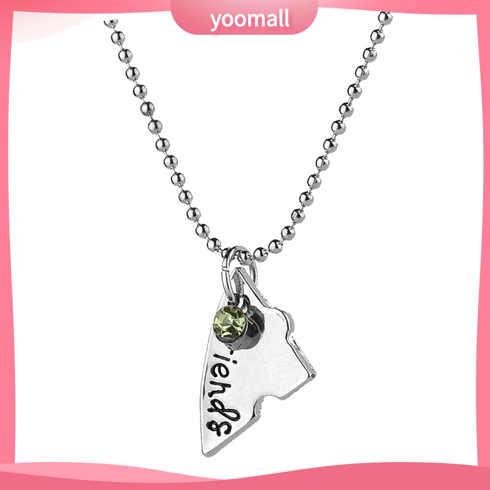 Bộ 4 Vòng cổ Mặt Trái Tim Đính Đá Thời Trang Dành Cho Nữ