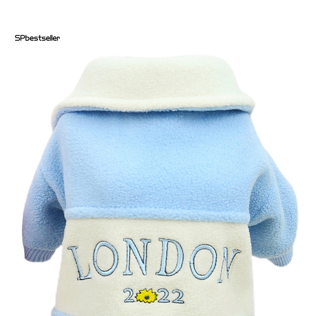 Áo Khoác Hai Lớp In Chữ Sp Quyến Rũ Cho Thú Cưng