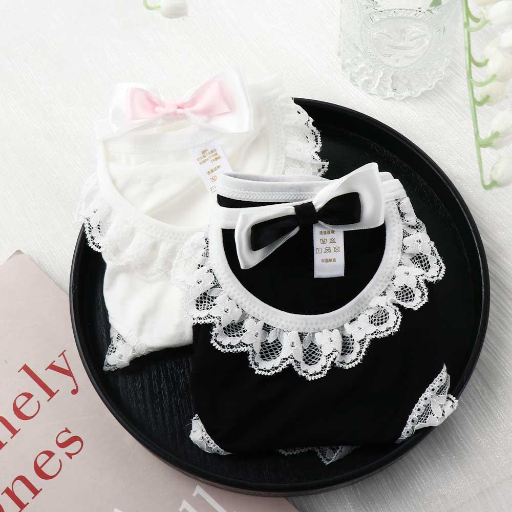 OCEANMAP Quần Lót Ren Không Đường May Đơn Giản Thoải Mái Phong Cách Lolita