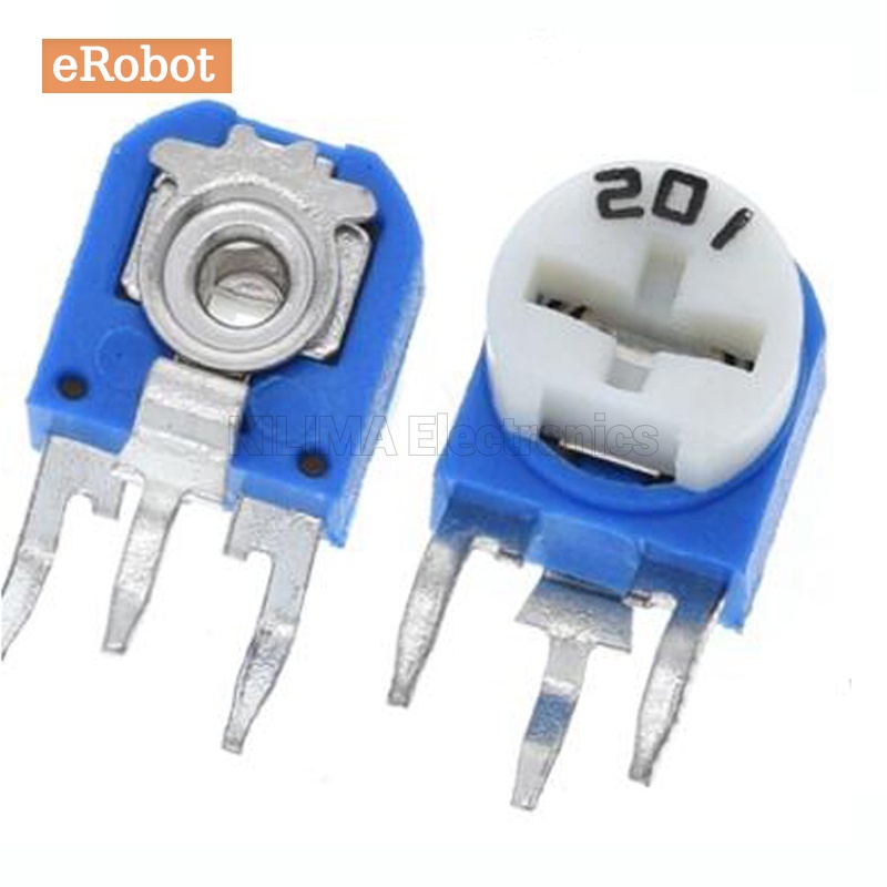 Bộ 20 Chiết Áp RM065 RM-065 100 200 500 1K 2K 5K 10K 20K 50K 100K 200K 500K 1M Ohm WH06-20K