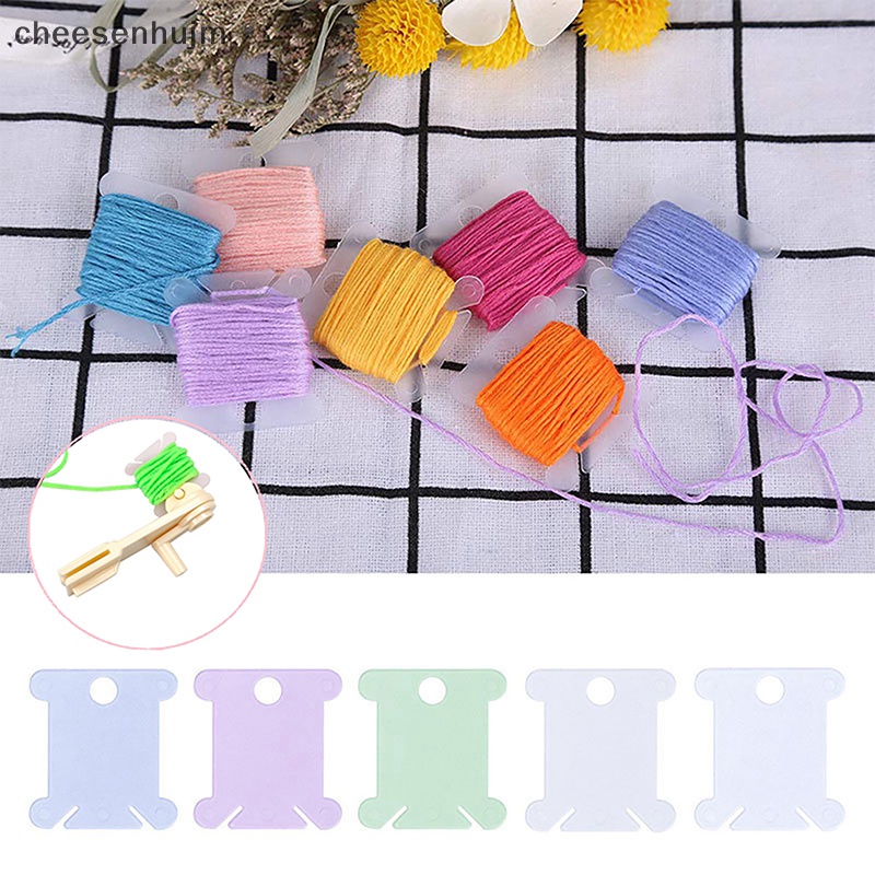 Set 30 Dụng Cụ Quấn Chỉ Thêu Tranh Chữ Thập Bằng Nhựa DIY