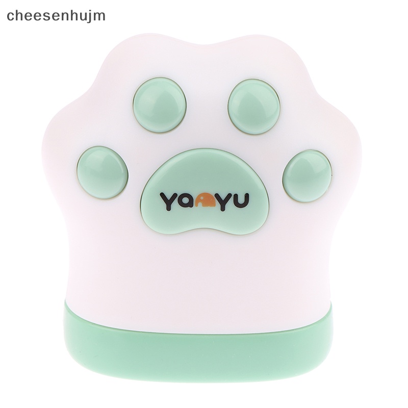 1 Cs Thước Cuộn 1.5m Mini Hình Dấu Chân Mèo Bằng PU Có Thể Thu Gọn Dùng Trong May Vá Retro