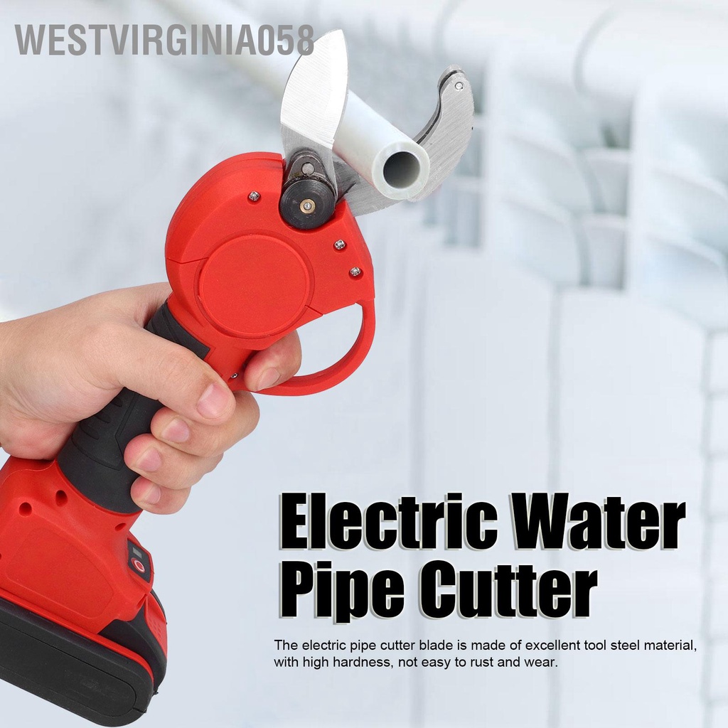 Westvirginia058 Dụng cụ cắt ống nước bằng điện 1‑1/4in Kéo có thể sạc lại nhựa PVC AC100‑240V