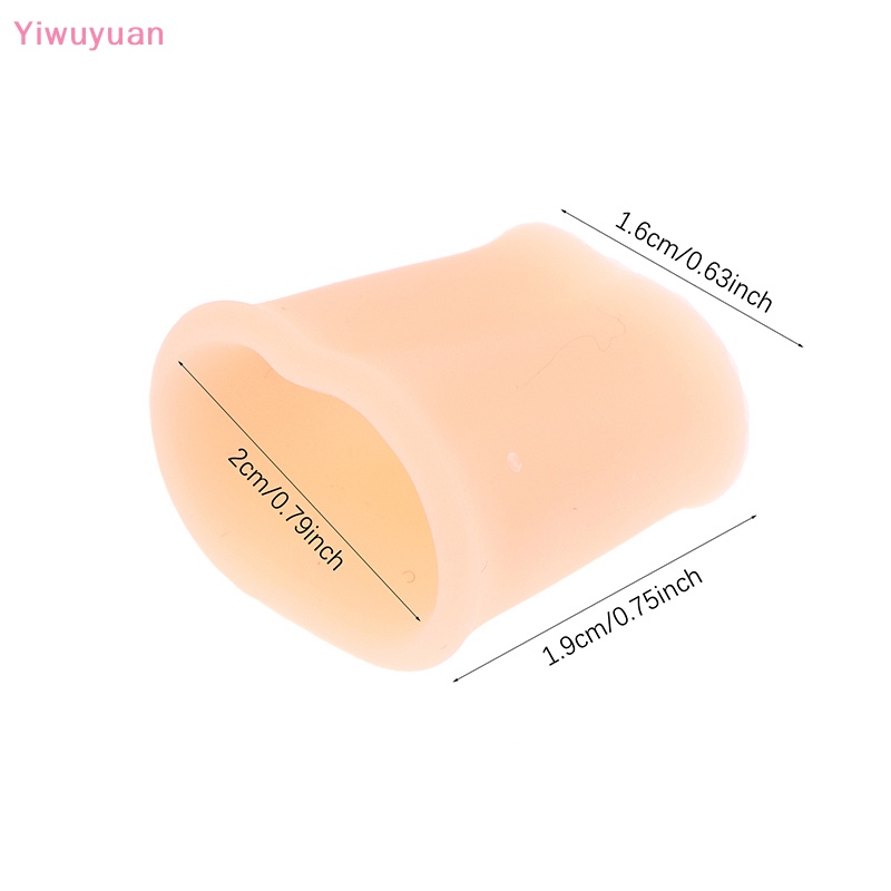 1 Cặp Ống Gel Silicon Bảo Vệ Ngón Chân Cái Mới