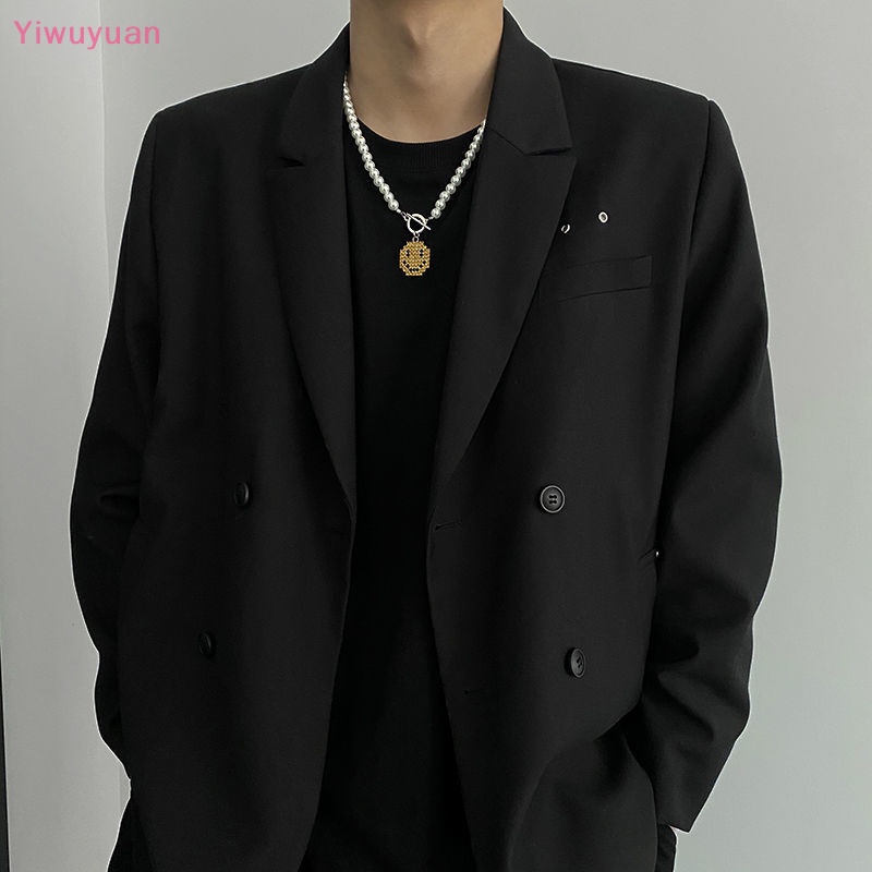 < Yiwuyuan > Vòng cổ Ngọc Trai Mặt Cười Pha Lê Thời Trang Mới Cho Nam Và Nữ