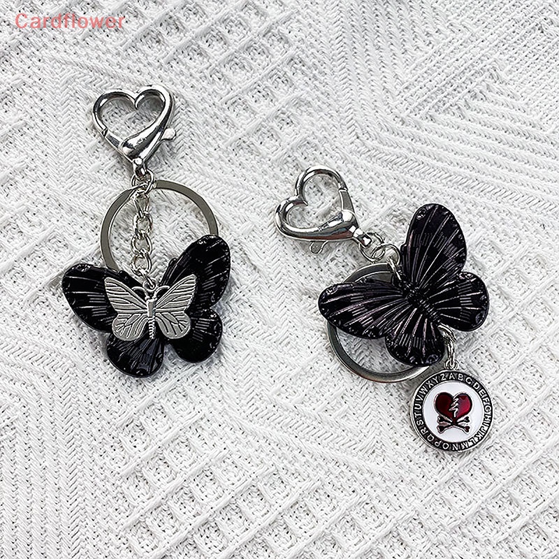 Móc Khóa Điện Thoại Y2K Bằng Acrylic Hình Bướm Phong Cách Vintage Mới