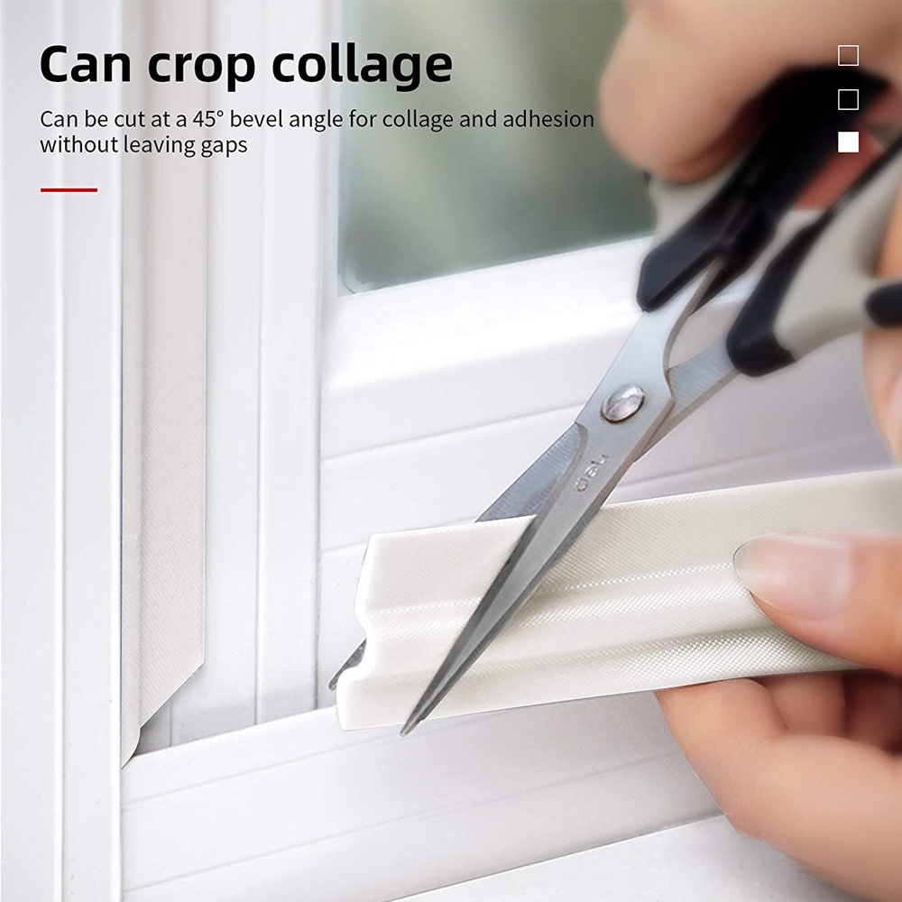 Cuộn Băng Keo Xốp Dán Khe Hở Cửa Sổ Cách Âm Chống Bụi / Chịu Thời Tiết Dài 1M