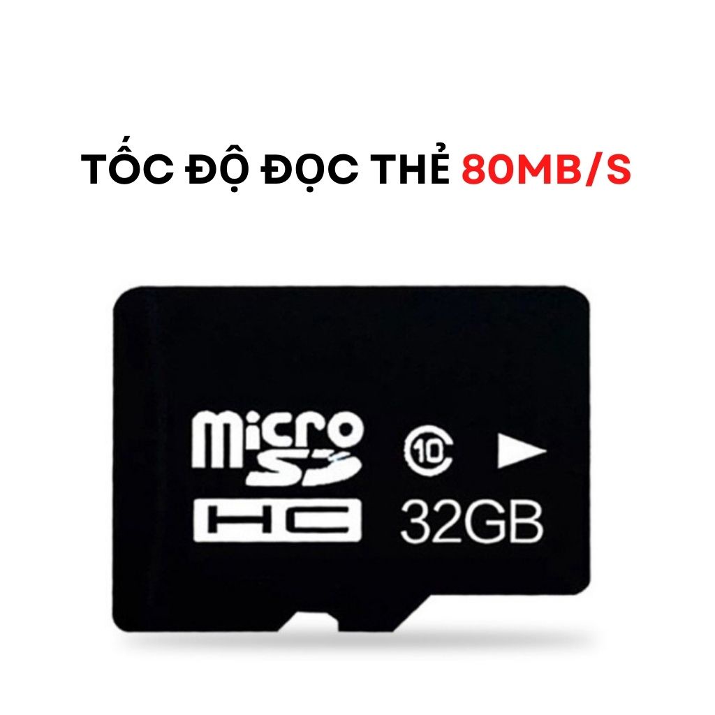 Thẻ nhớ MICRO SD 32Gb 16Gb 8Gb 4Gb 2Gb, Thẻ nhớ cho Camera, Loa Bluetooth Tốc độ cao Micro SD-HC Class10, Bảo hành 12 th