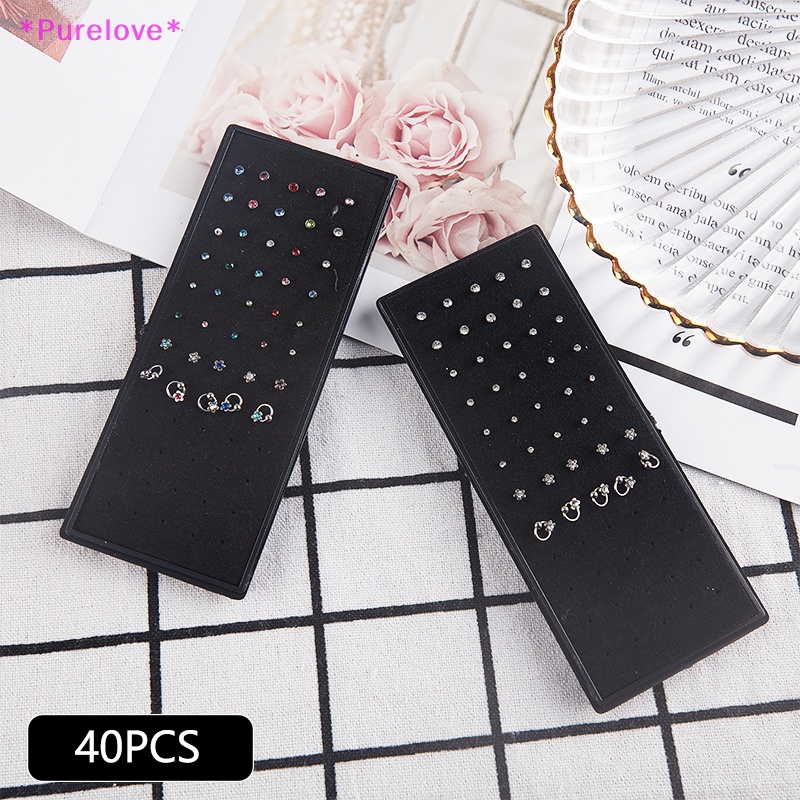 Set 40 Khuyên Mũi Đính Đá Cá Tính Thời Trang Mới