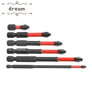 【DREAMLIFE】Cross Drill Bit Cross Screwdriver Electric Drill Bit Head Magnetic Power Tools