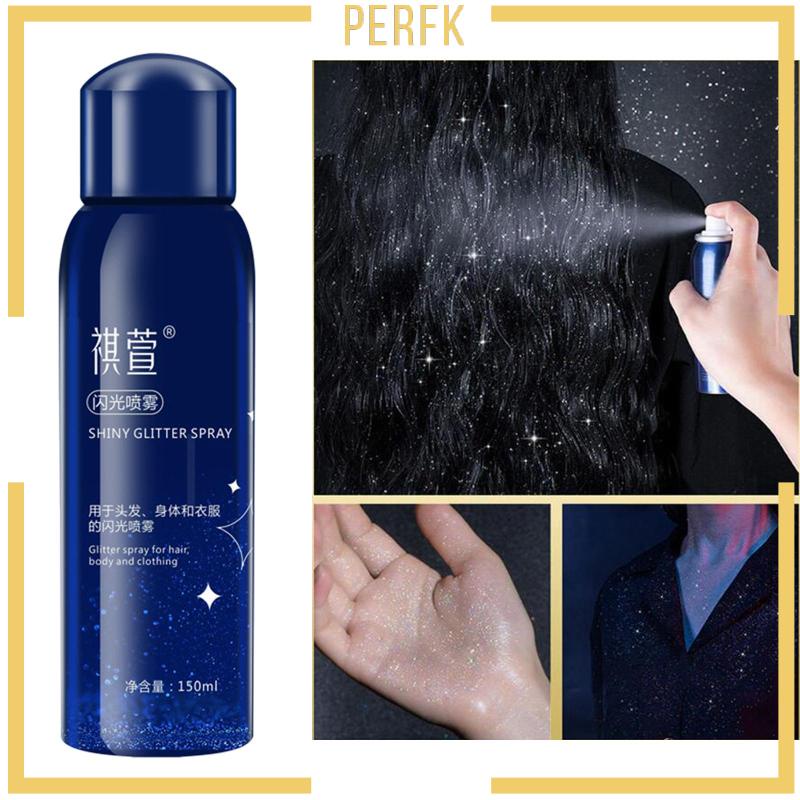 Chai Xịt Kim Tuyến Lấp Lánh Trang Điểm Cơ Thể Dự Tiệc Tối