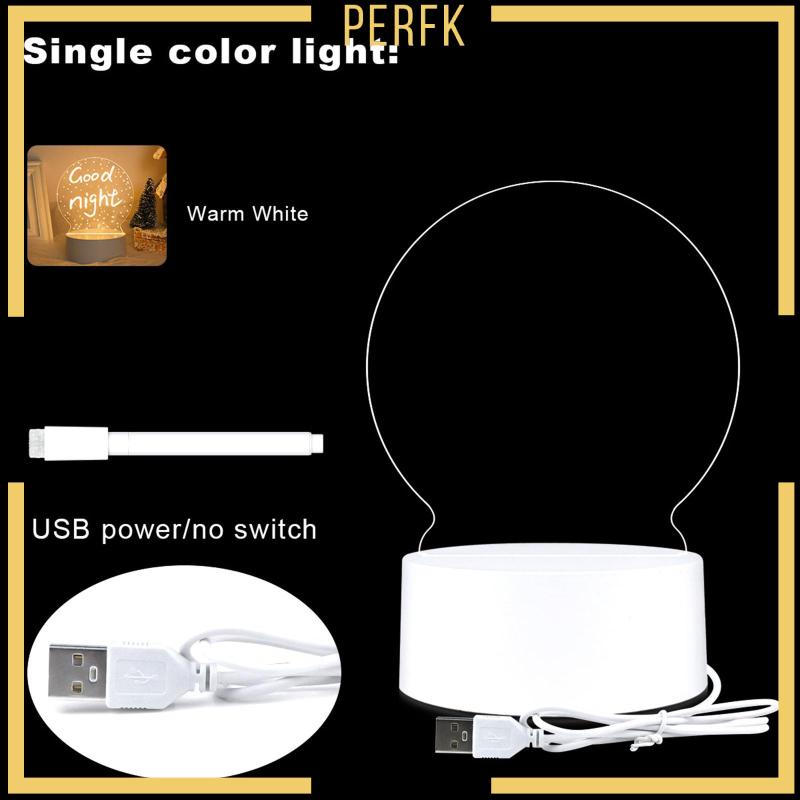 Bảng Viết Có Đèn LED Và Giá Đỡ Ghi Chú Bằng Acrylic Trong Suốt Tiện Dụng Cho Trường Học / Quán Bar