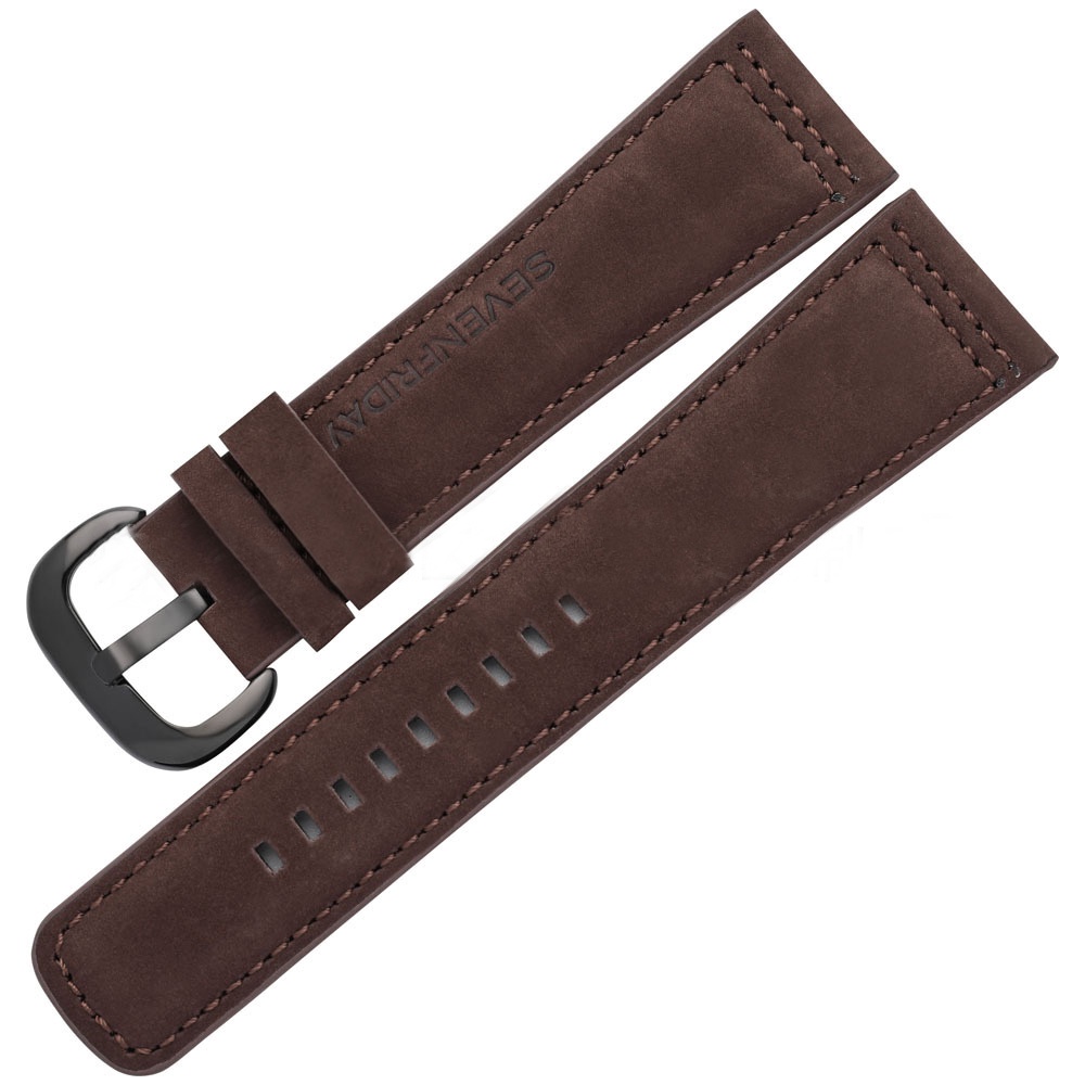 Dây đeo đồng hồ bằng da mờ 28mm cho bảy thứ sáu dày màu đen nâu xám bê bằng da thật dây đeo đồng hồ đeo tay mở rộng vòng đeo tay cho nam giới