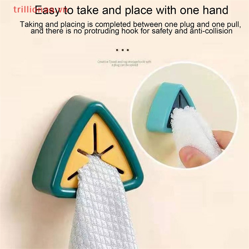 Giá Đỡ Phích Cắm Khăn Tắm Không Cần Đục Lỗ