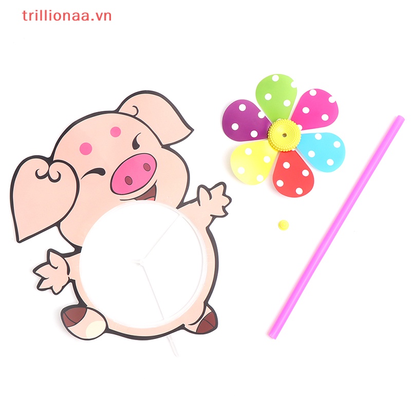 Chong Chóng Gió Hình Hoạt Hình Xinh Xắn Trang Trí Sân Vườn