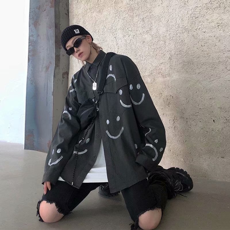 Áo Sơ Mi Cotton Dáng Rộng Màu Trắng Thiết Kế Mới Thoải Mái Thời Trang Mùa Xuân