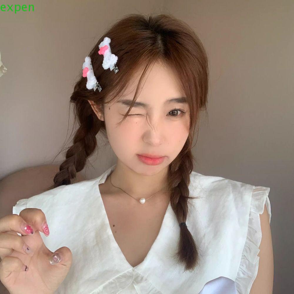 Kẹp Tóc Hình Xương Y2k Màu Kẹo Dễ Thương Dành Cho Nữ