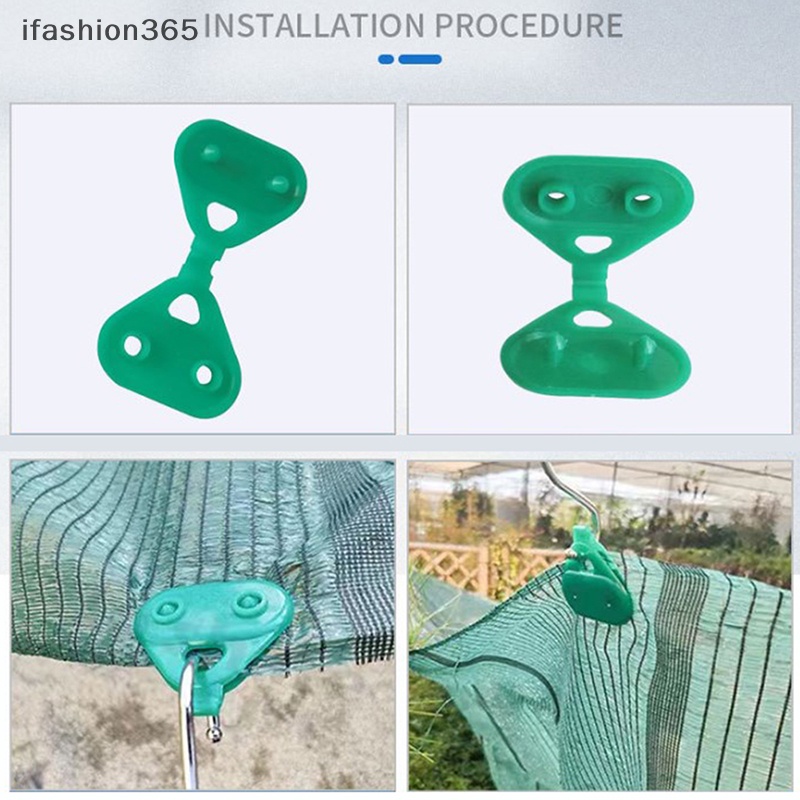 Set 5 Móc Kẹp Tấm Phim Che Nắng Cho Nhà Kính