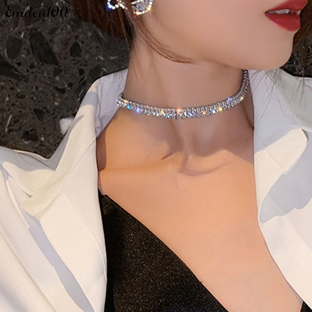 Vòng Cổ Choker Đính Đá Thời Trang Nữ Tính