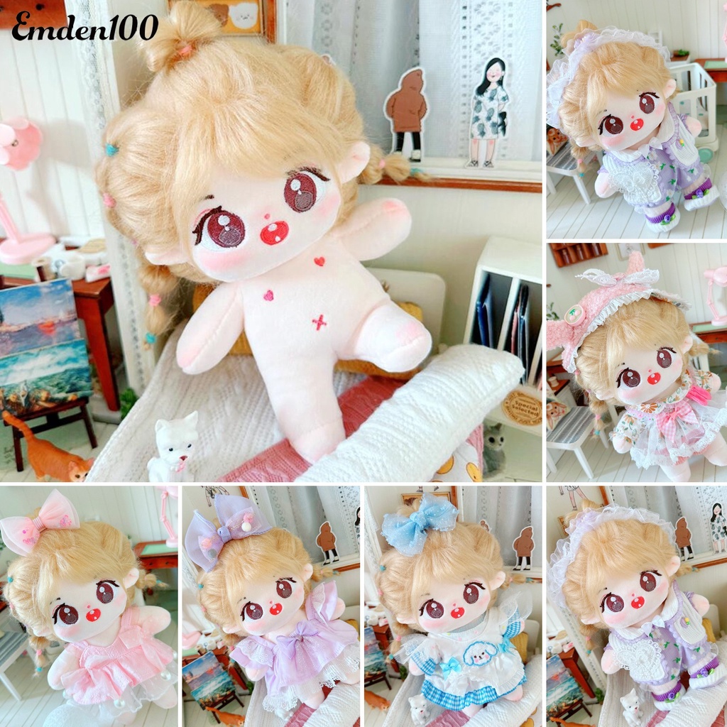 Búp Bê Nhồi Bông Emden 20cm Mắt To Dễ Thương