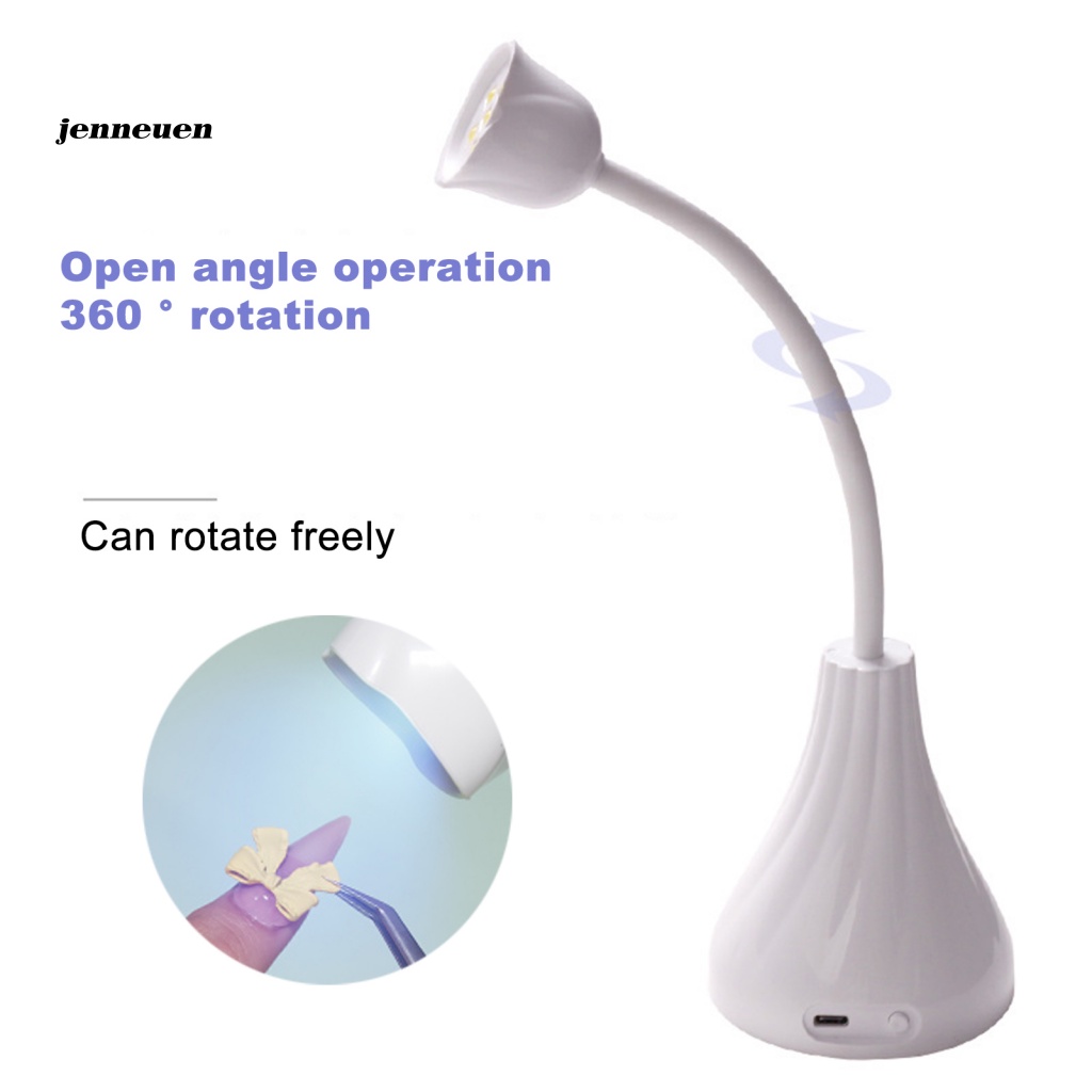 Máy Sấy Khô Móng Tay 6 Bóng LED UV Có Thể Sạc Lại