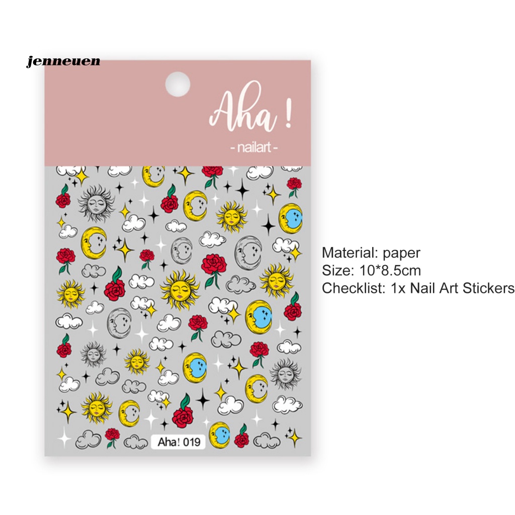 Hình Dán Móng Tay Thân Thiện Với Môi Trường Hình Vòng Hoa Thỏ Cà Rốt Động Vật Cho Bé Gái Fabulous