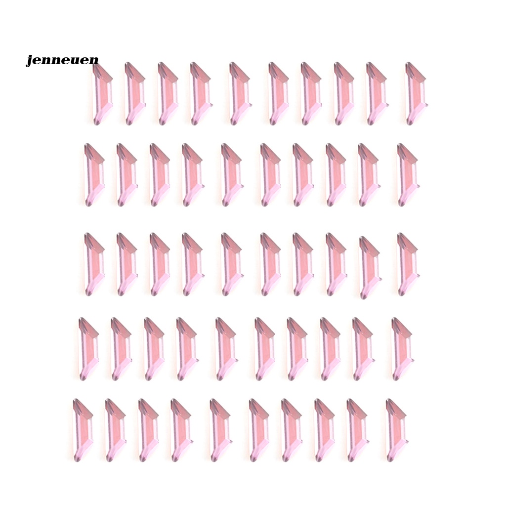 Bộ 50 Phụ Kiện Trang Trí Móng Tay 3D Gọn Nhẹ Đa Năng