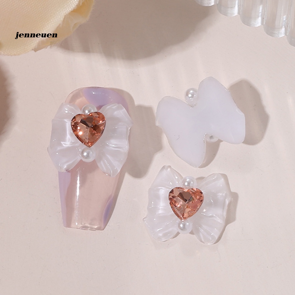 Set 10 Phụ Kiện Trang Trí Móng Tay 3D Lấp Lánh Sang Trọng Chống Rơi